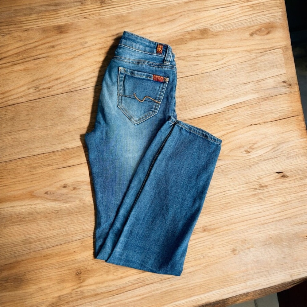 7 For All Mankind Kids Classic Blue Denim Jeans 10